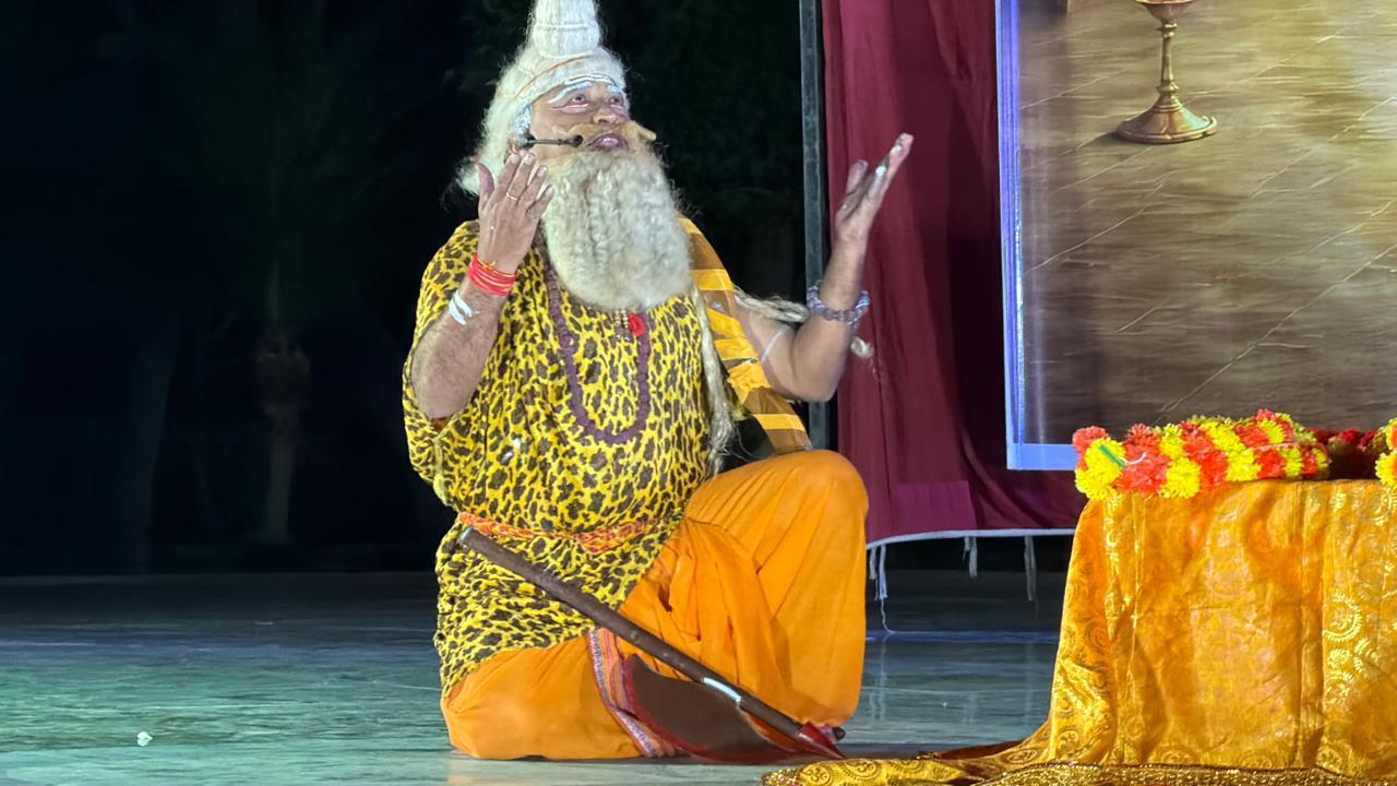 Theatre performance on stage